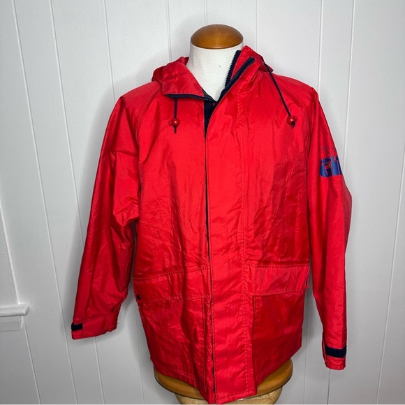 Douglas Gill Marine Hooded Nylon Sailing Jacket - Picture 1 of 12